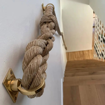 Low Profile Rope Handrail - Eco Design Guy